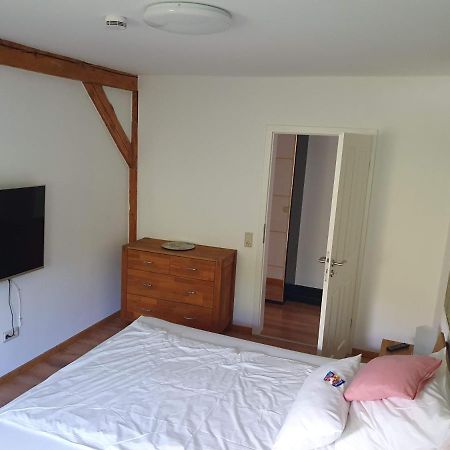 Kornhaus - Schoene Ferienwohnung Mit Pool, Kamin Und Terrasse เกิตทิงเงน ภายนอก รูปภาพ
