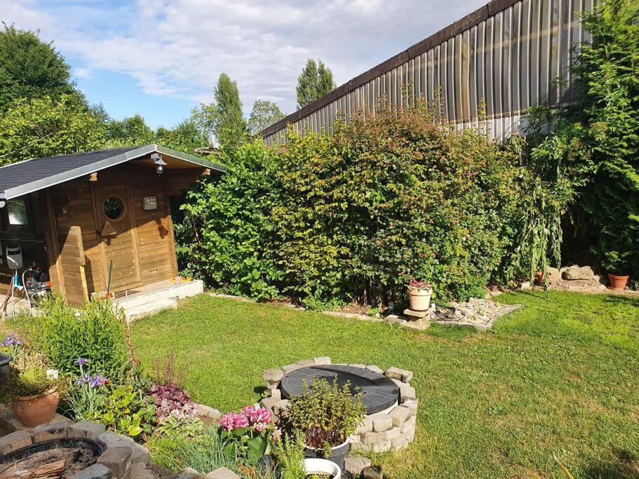 Kornhaus - Schoene Ferienwohnung Mit Pool, Kamin Und Terrasse เกิตทิงเงน ภายนอก รูปภาพ