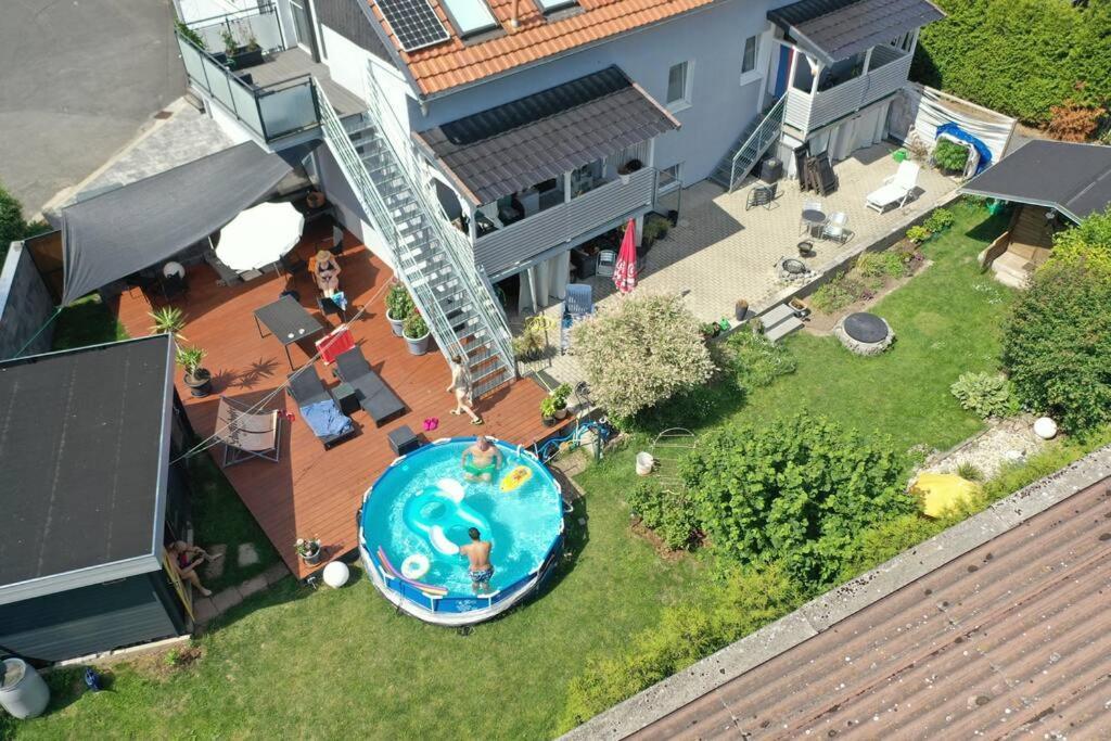 Kornhaus - Schoene Ferienwohnung Mit Pool, Kamin Und Terrasse เกิตทิงเงน ภายนอก รูปภาพ